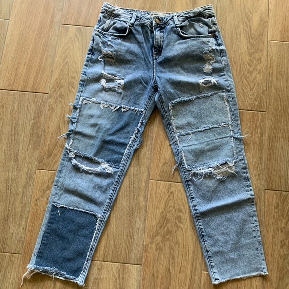 Zara Denim - Zara TRF Denim Relaxed Jeans